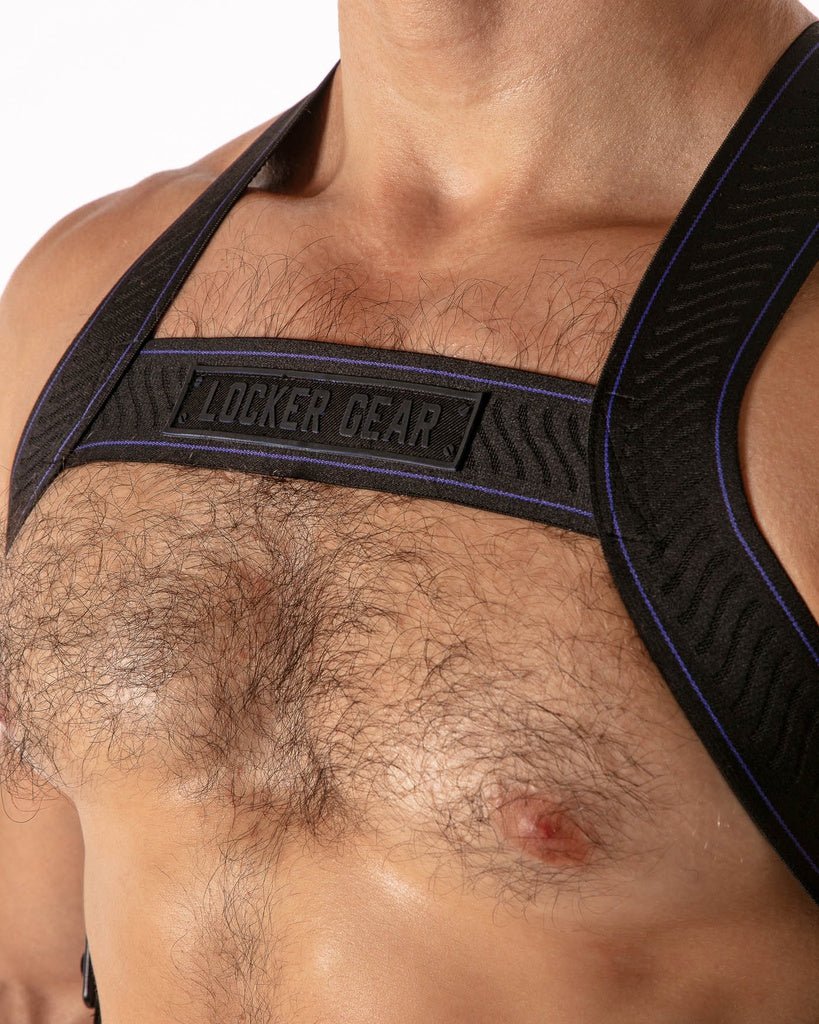 LOCKER GEAR HARDER HARNESS - LK0741 - Chest Harness Fetish Straps 