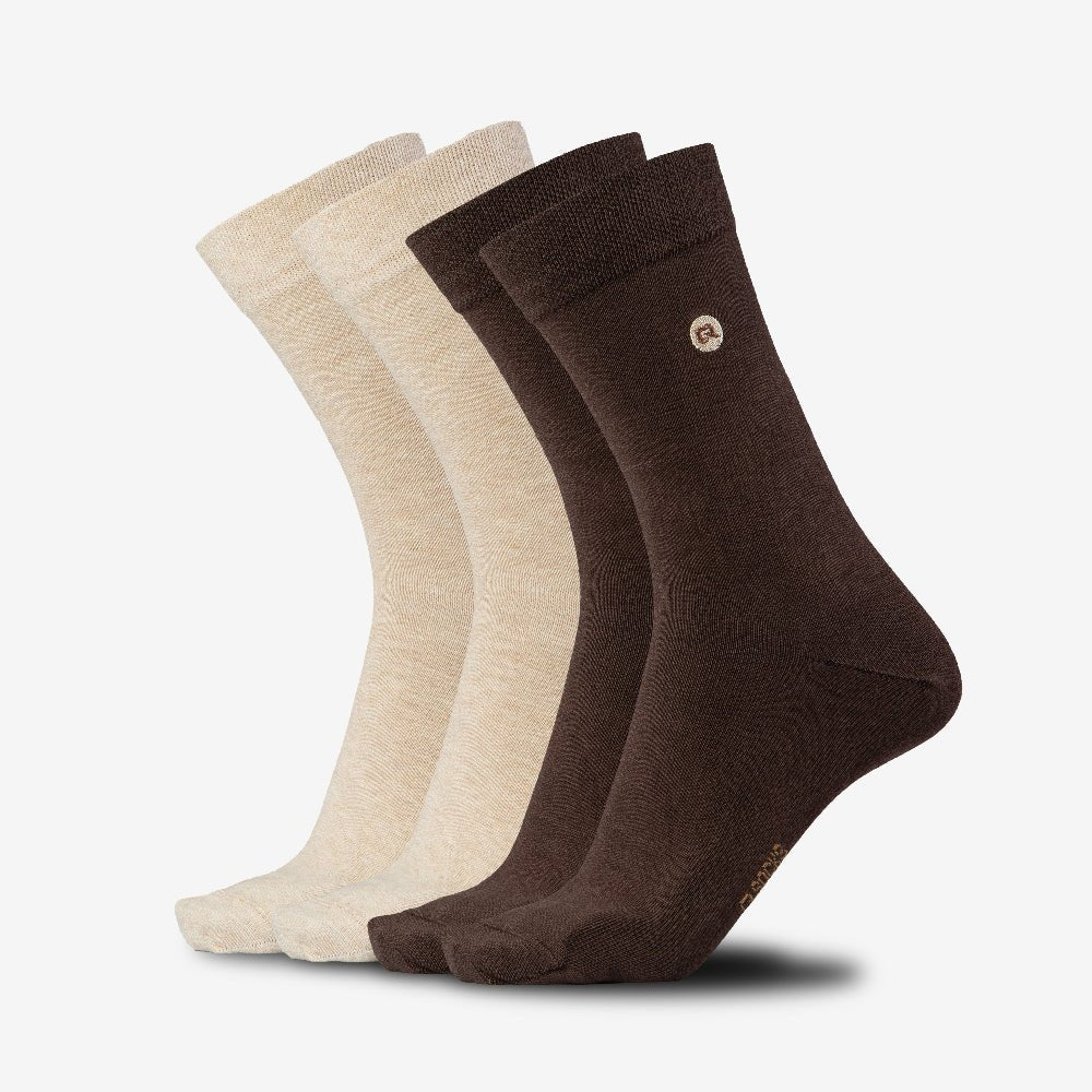 Business Anzug Socken aus Bio - Baumwolle 4X Paar - QOLONIA - Shop Deutschland Noodosz
