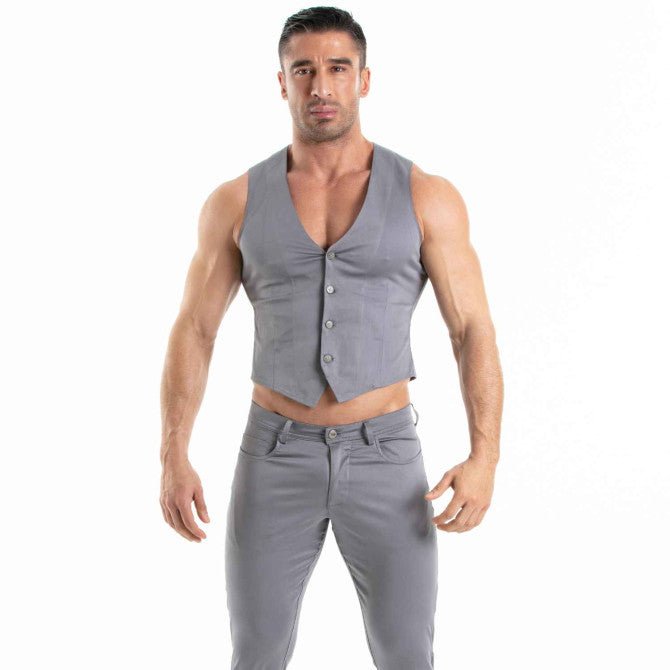 Chino Vest Grey - TOF Paris - Shop Deutschland Noodosz