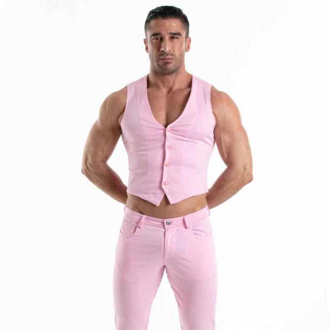 Chino Vest Pink - TOF Paris - Shop Deutschland Noodosz