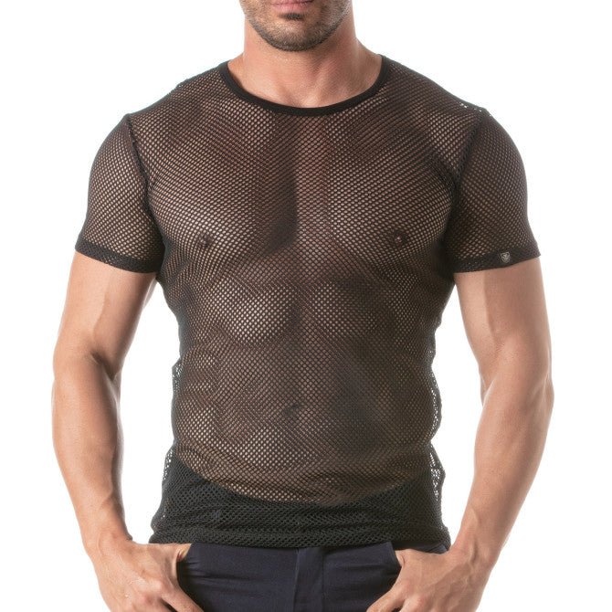 Circuit T-Shirt aus transparentem Mesh - TOF Paris - Shop Deutschland Noodosz