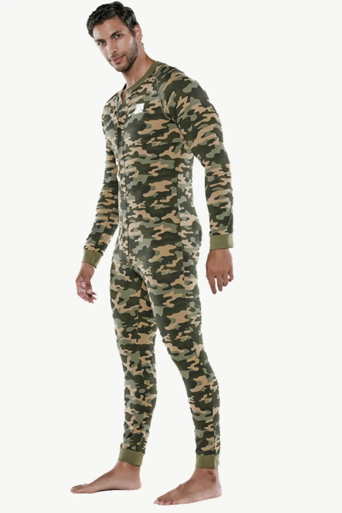 CODE 22 1010 UNION SUIT - Herren Onesie Overall - noodosz CODE 22  1010 UNION SUIT - Herren Onesie Overall Code 22 Kleidung & Accessoires:Herren:Herrenmode:Nachtwäsche nudosz.myshopify.com