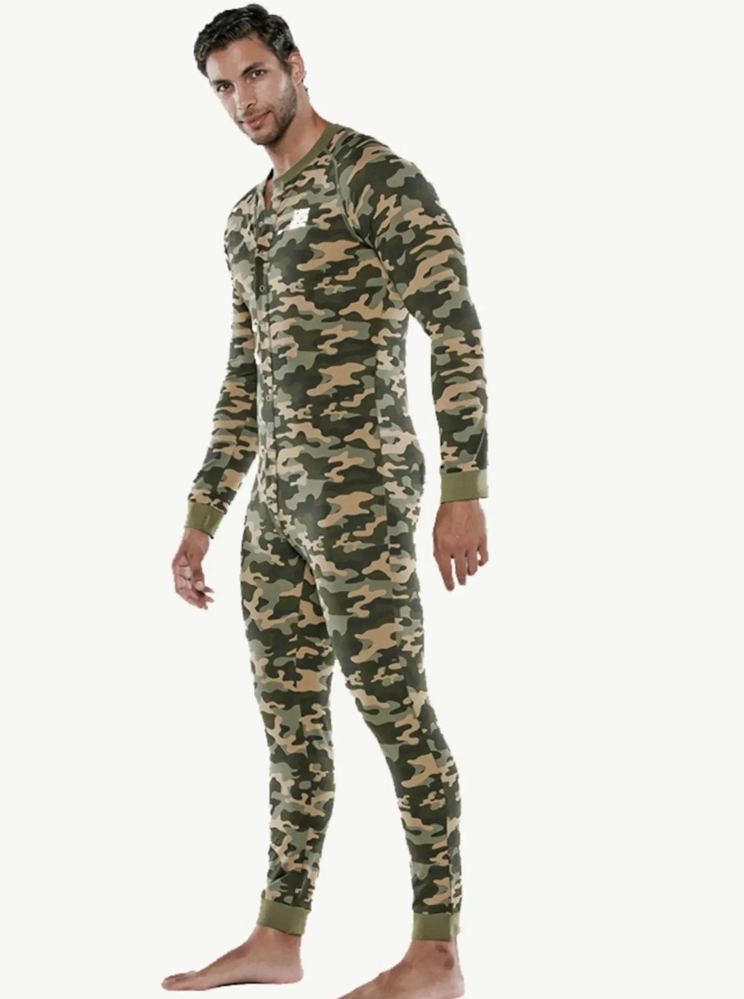 CODE 22 1010 UNION SUIT - Herren Onesie Overall - noodosz CODE 22  1010 UNION SUIT - Herren Onesie Overall Code 22 Kleidung & Accessoires:Herren:Herrenmode:Nachtwäsche nudosz.myshopify.com
