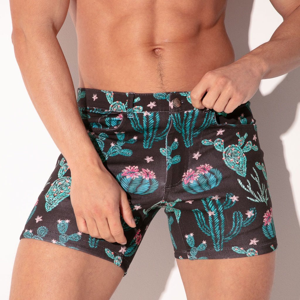 Code 22 - 5 POCKET STRETCH 9712S Chino Shorts Print - kurze Hose - Code 22 - Shop Deutschland Noodosz