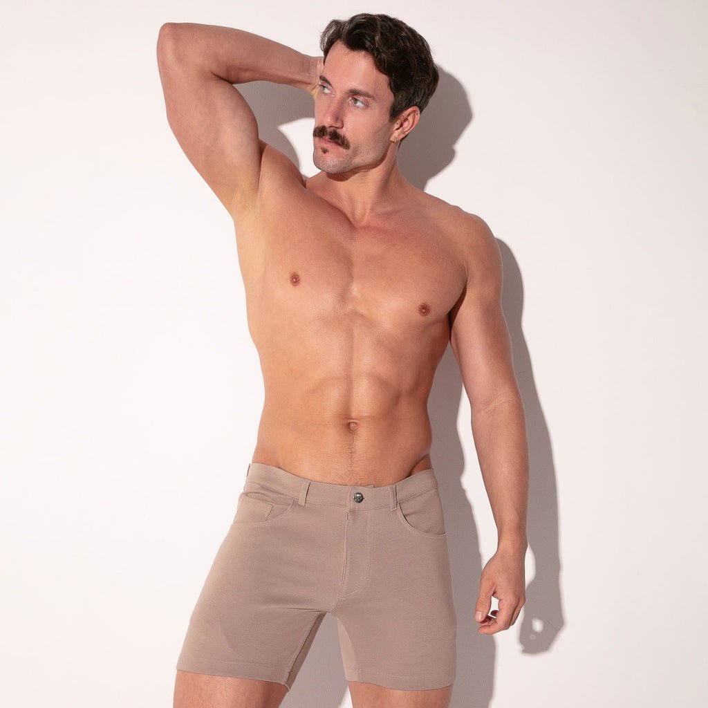 Code 22 - 5 POCKET STRETCH 9712S Chino Shorts Taube - kurze Hose - Code 22 - Shop Deutschland Noodosz