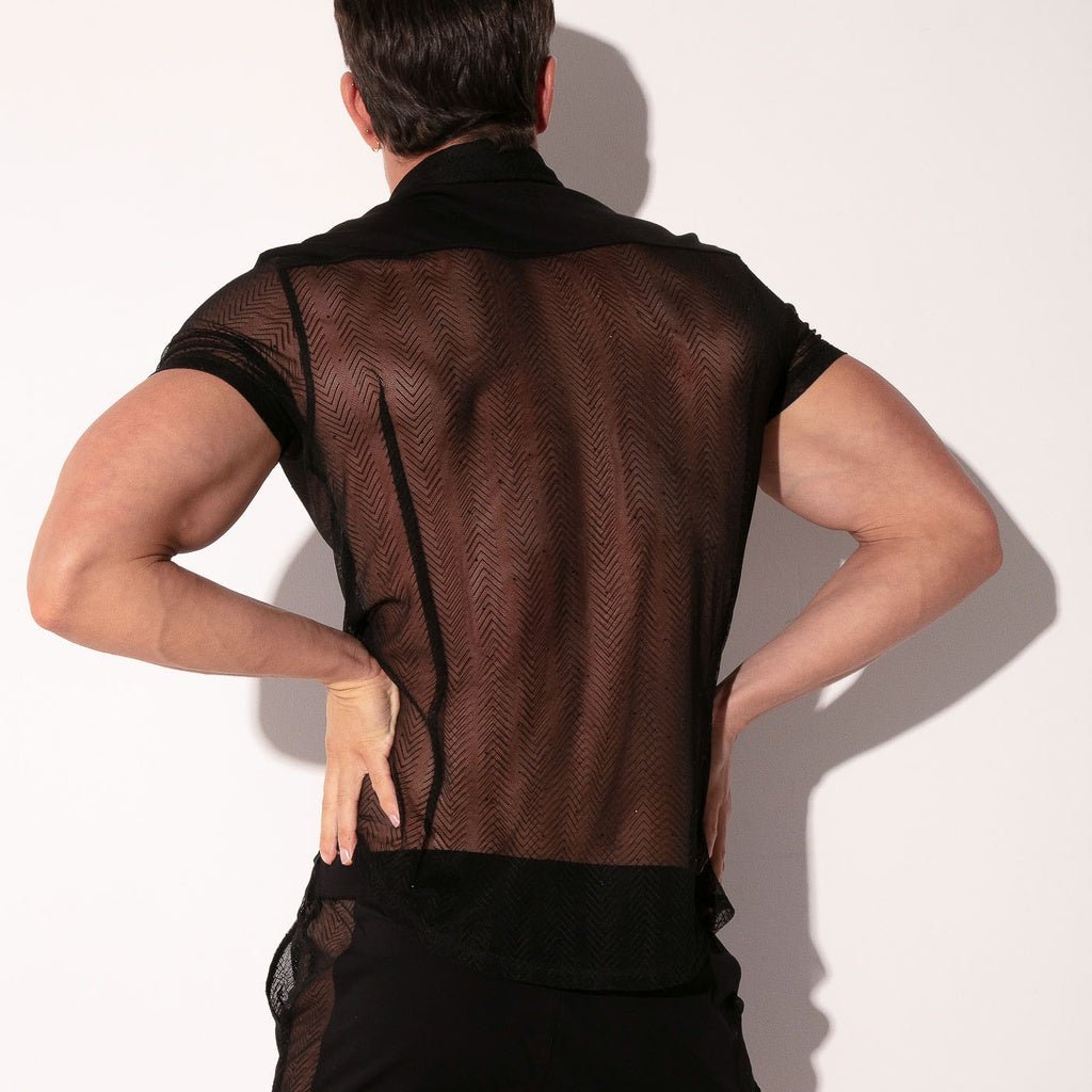 CODE 22 9824 ROCK Shirt, transparentes Nadelstreifen Hemd - Code 22 - Shop Deutschland Noodosz