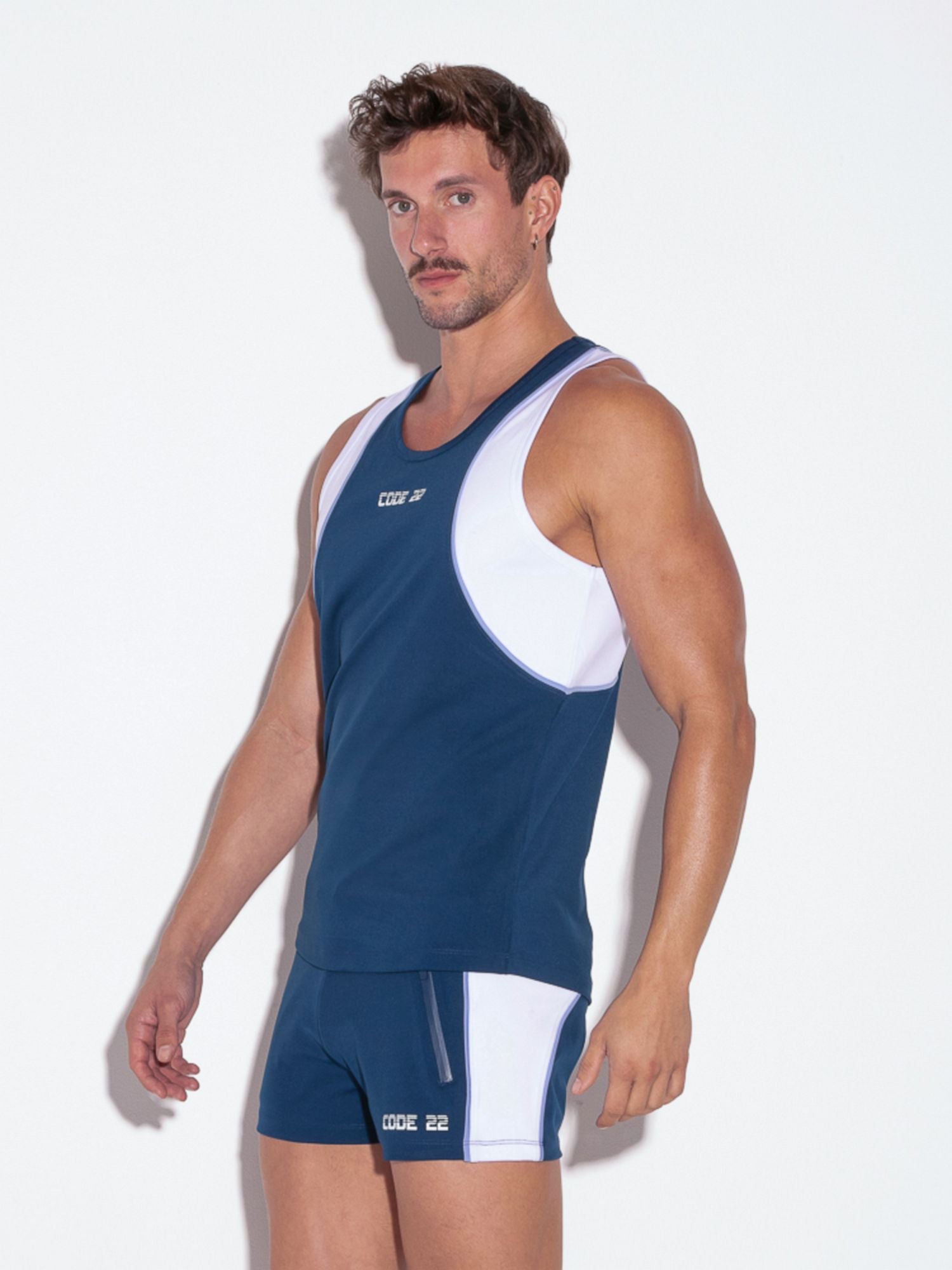 CODE 22 FLUX TANKTOP 9925, Sport Top - noodosz CODE 22  FLUX TANKTOP 9925, Sport Top Code 22 Kleidung & Accessoires:Herren:Herrenmode:Fitnessmode:Sporttops nudosz.myshopify.com