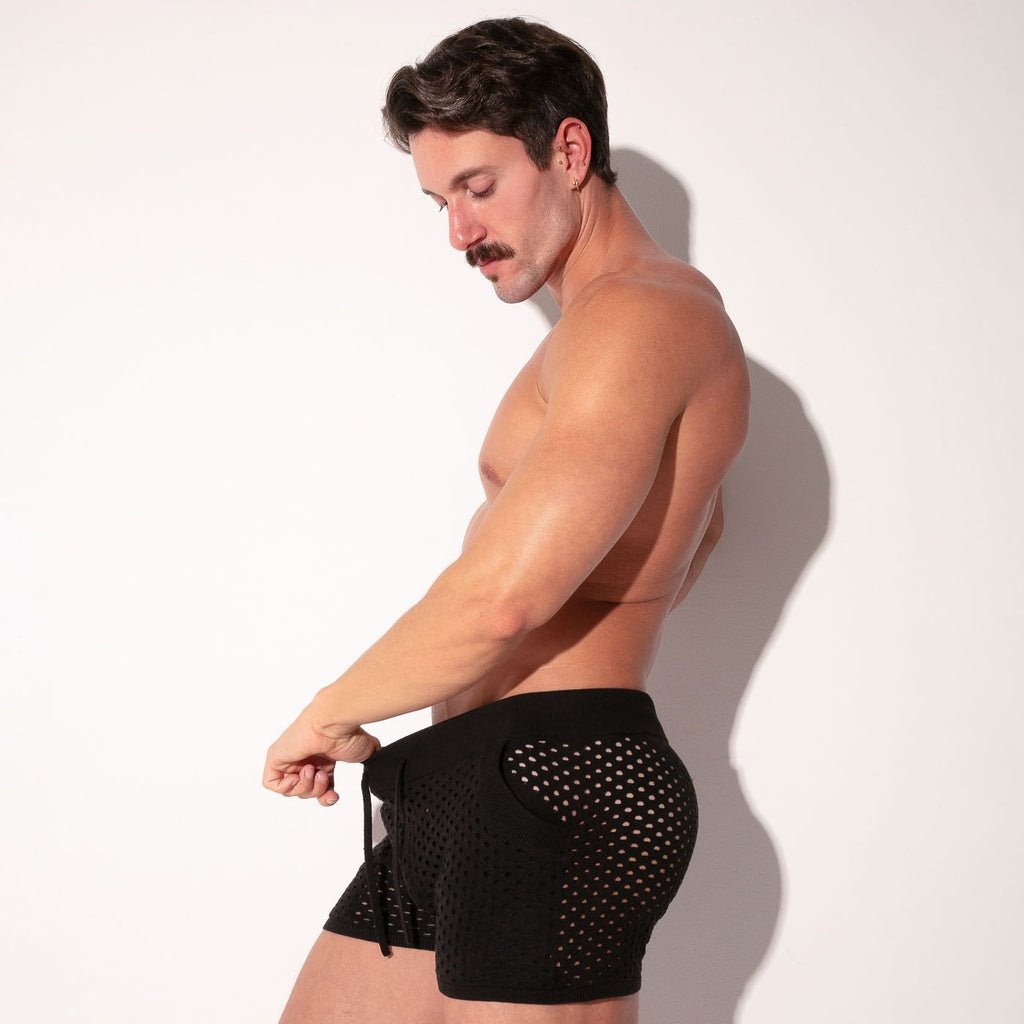 CODE 22 KNITTED MOSAIC Short 7020, kurze Strickhose - Code 22 - Shop Deutschland Noodosz