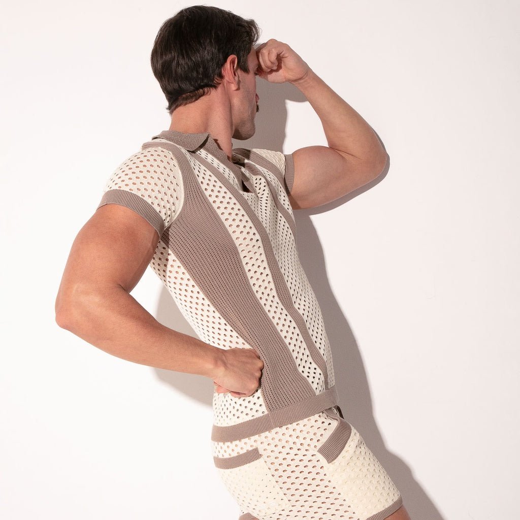 CODE 22 MOSAIC POLO - 7017 Poloshirt, Polohemd - Code 22 - Shop Deutschland Noodosz