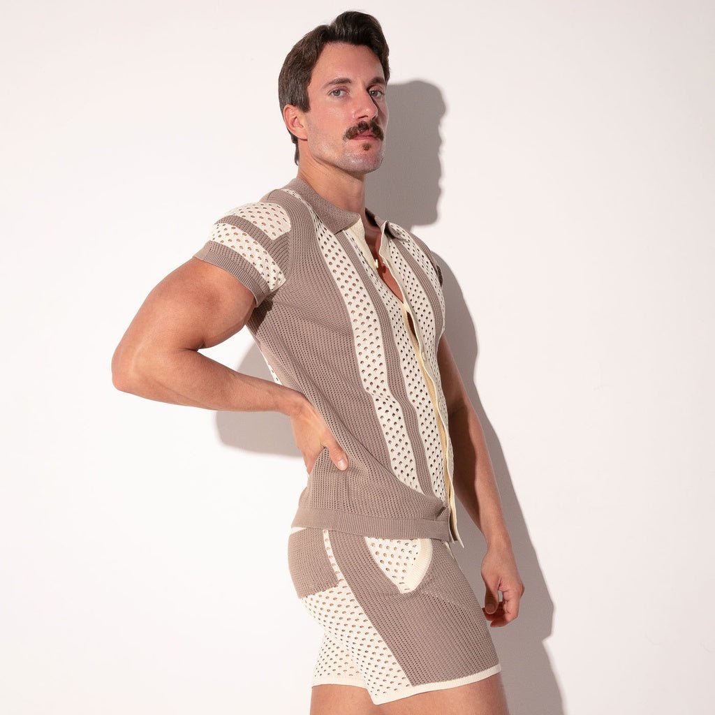 CODE 22 MOSAIC SHIRT - 7016 Hemd, Clubshirt - Code 22 - Shop Deutschland Noodosz