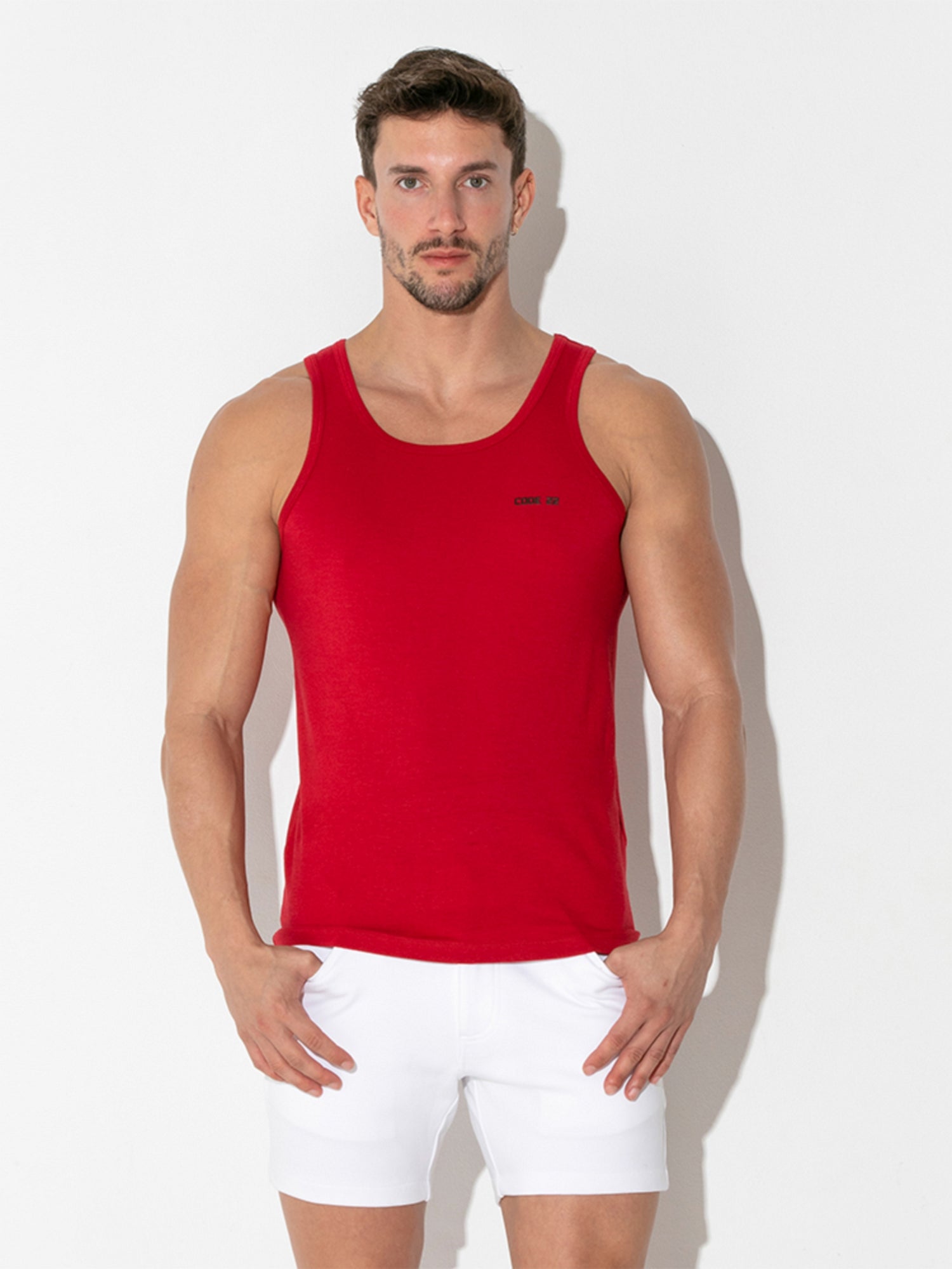 CODE 22 - NEW BASIC Tank Top 3300 - noodosz CODE 22  - NEW BASIC Tank Top 3300 Code 22 Kleidung & Accessoires:Herren:Herrenmode:Fitnessmode:Sporttops nudosz.myshopify.com