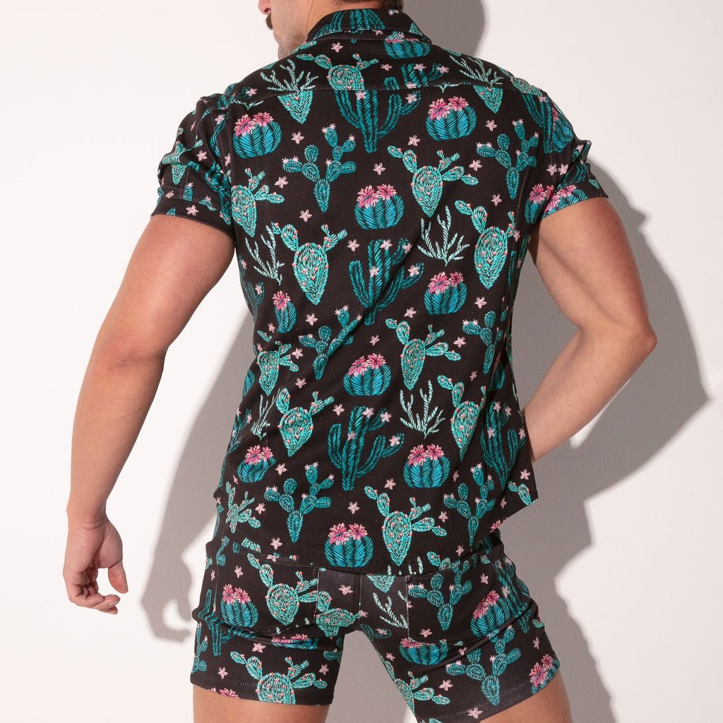 CODE 22 Stretch Hemd Lime 9721, Freizeithemd bedruckt, Print - Code 22 - Shop Deutschland Noodosz