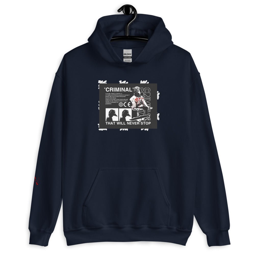 Criminals never Stop Kapuzenpullover - NiZED - Shop Deutschland Noodosz