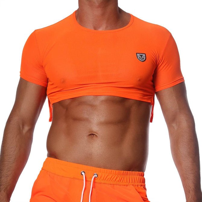 Provokantes Crop - Top in Neon - Orange - TOF Paris - Shop Deutschland Noodosz