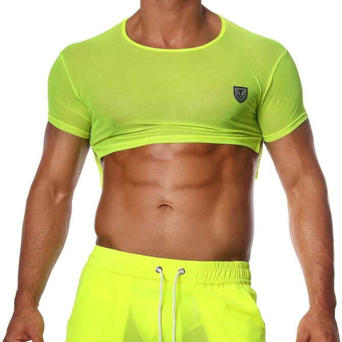 Crop - Top in Neon - Gelb - TOF Paris - Shop Deutschland Noodosz