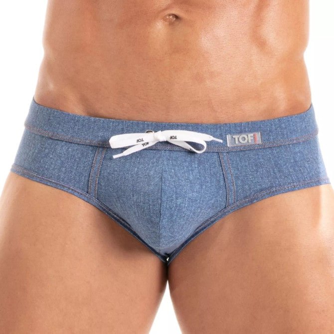 Denim Badehose, Badeslip - TOF Paris - Shop Deutschland Noodosz