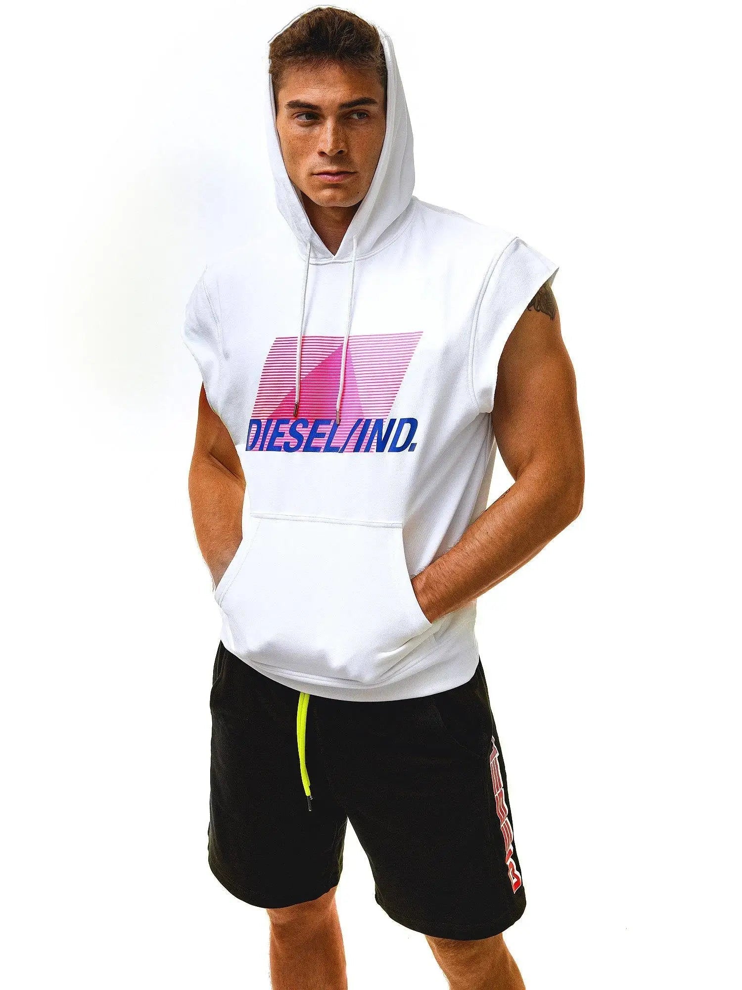 DIESEL BMOWT-BRANDON-ARM - Hoodie Kapuzenpulli - noodosz
