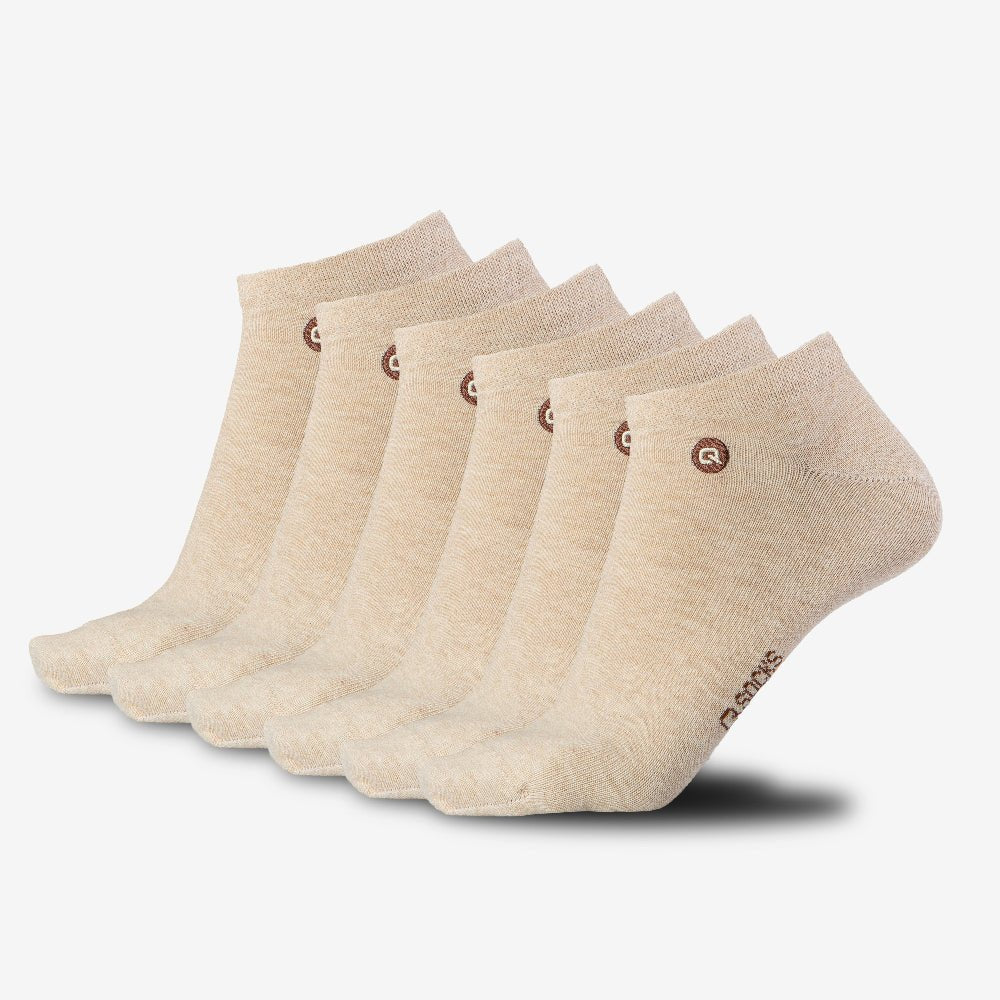 Dünne Sneaker Socken für Damen und Herren 6X Paar - QOLONIA - Shop Deutschland Noodosz