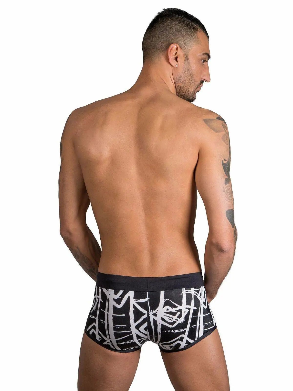 EROS VENEZIANI 7363 Herren - Badehose mit Push-Up Badeboxer Swimwear Shorts - noodosz