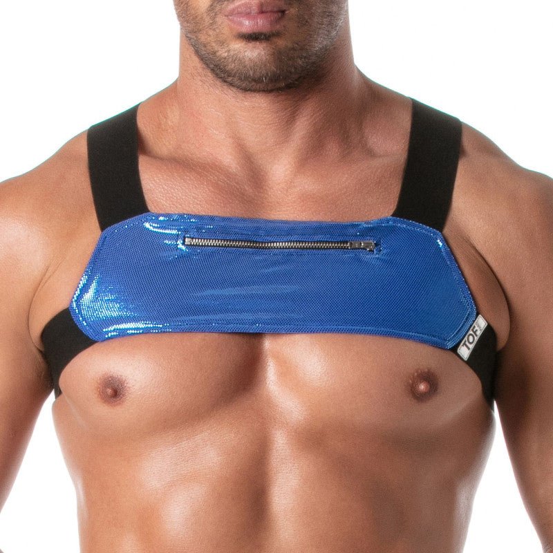 Fiesta Harness mit Reißverschlusstasche – Royalblau - TOF Paris - Shop Deutschland Noodosz