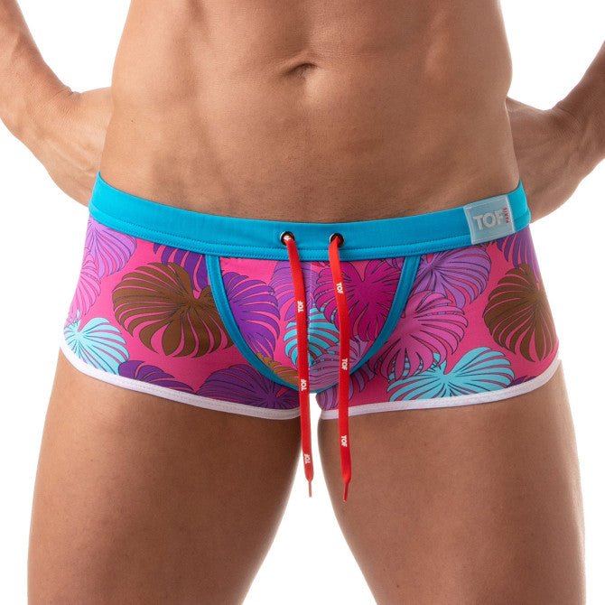 Floral Swim Trunks, Badehose Pink - TOF Paris - Shop Deutschland Noodosz