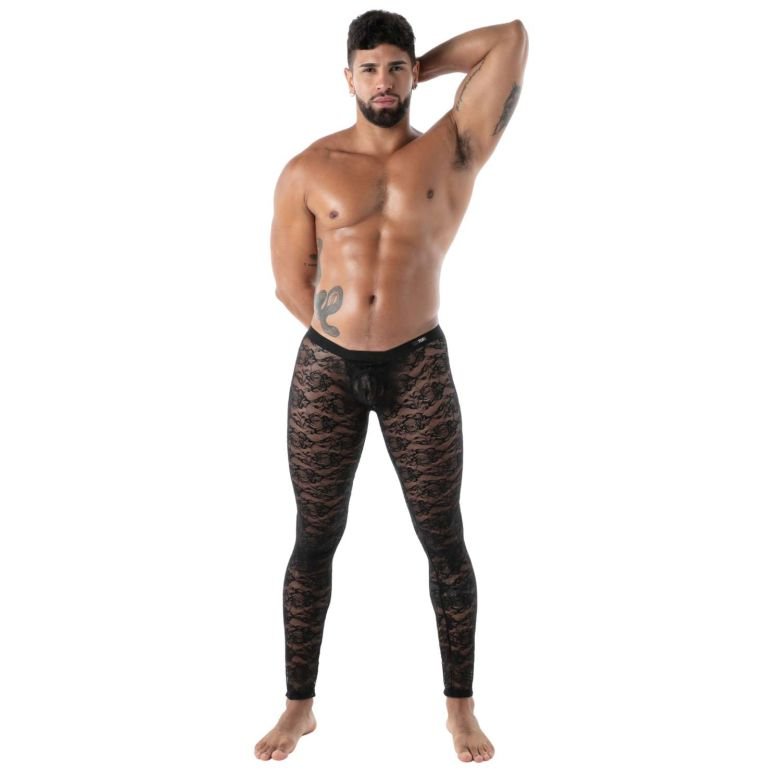 Fluid Lace Open Legging Schwarz - TOF Paris - Shop Deutschland Noodosz