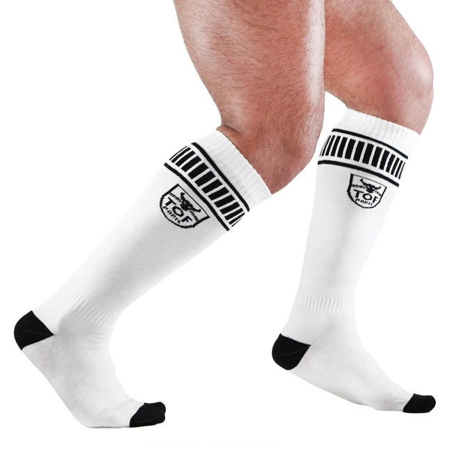 Footish Socken Weiß‑Schwarz - TOF Paris - Shop Deutschland Noodosz