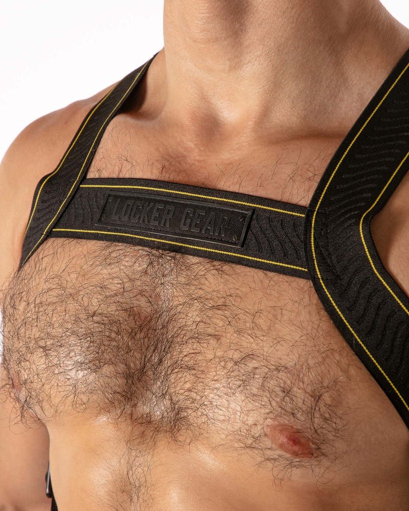 LOCKER GEAR HARDER HARNESS - LK0741 - Chest Harness Fetish Straps 
