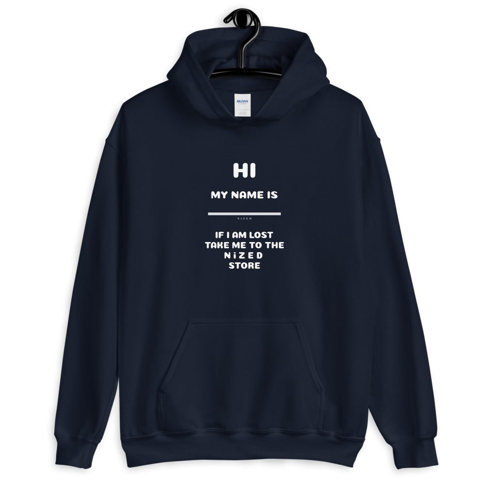 HI MY NAME IS X Kapuzenpullover - NiZED - Shop Deutschland Noodosz