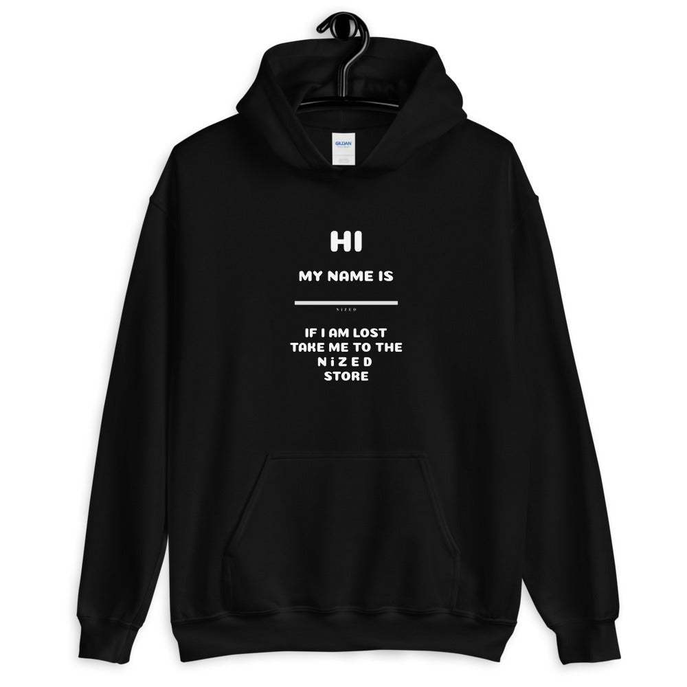 HI MY NAME IS X Kapuzenpullover - NiZED - Shop Deutschland Noodosz