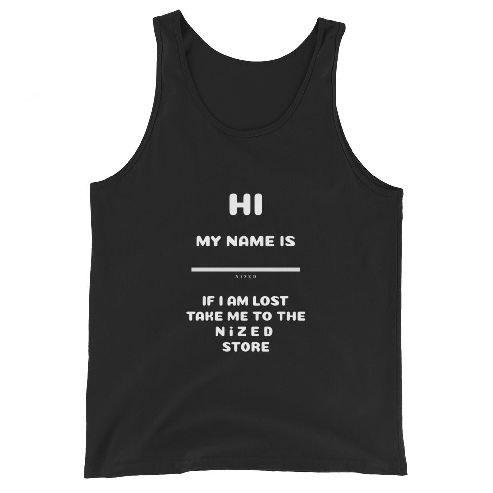 HI MY NAME IS X Tank - Top - NiZED - Shop Deutschland Noodosz