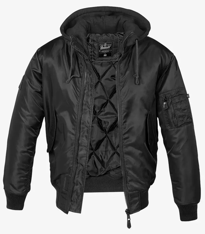 Hooded MA1 Bomber Jacket - Norvine - Shop Deutschland Noodosz
