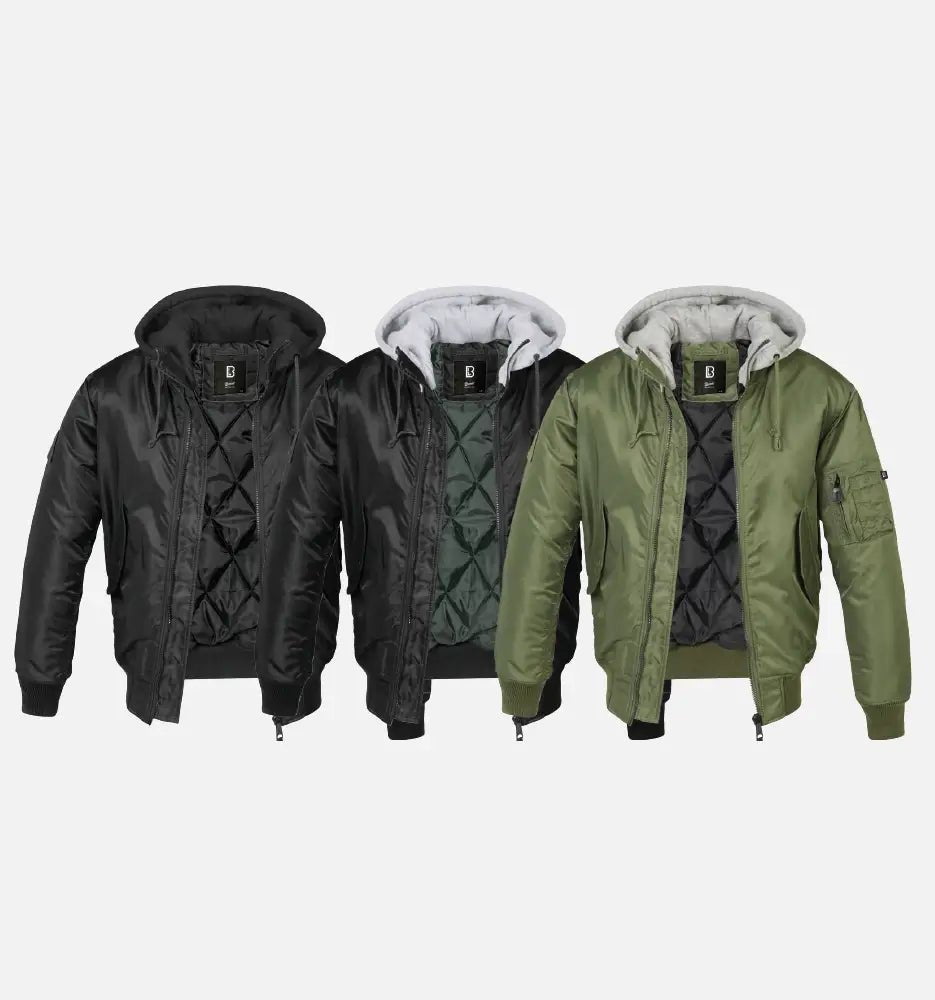 Hooded MA1 Bomber Jacket - Norvine - Shop Deutschland Noodosz