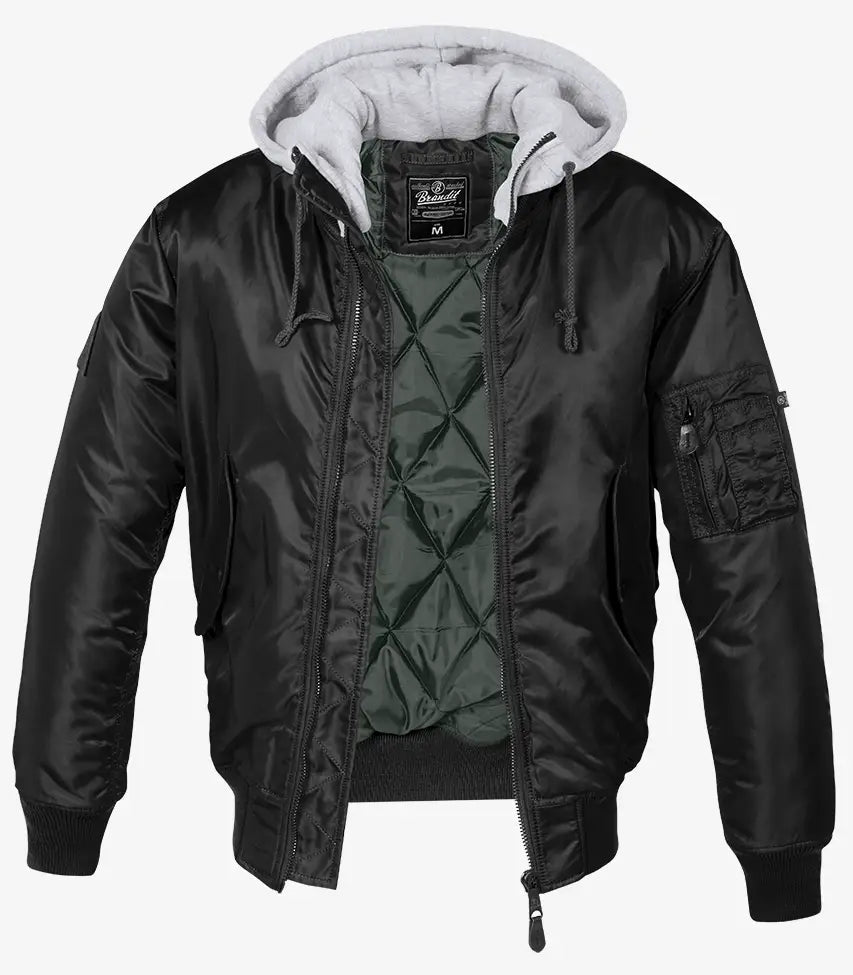 Hooded MA1 Bomber Jacket - Norvine - Shop Deutschland Noodosz