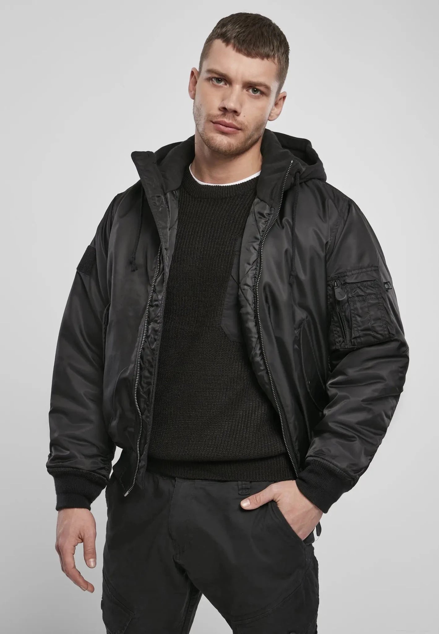 Hooded MA1 Bomber Jacket - Norvine - Shop Deutschland Noodosz
