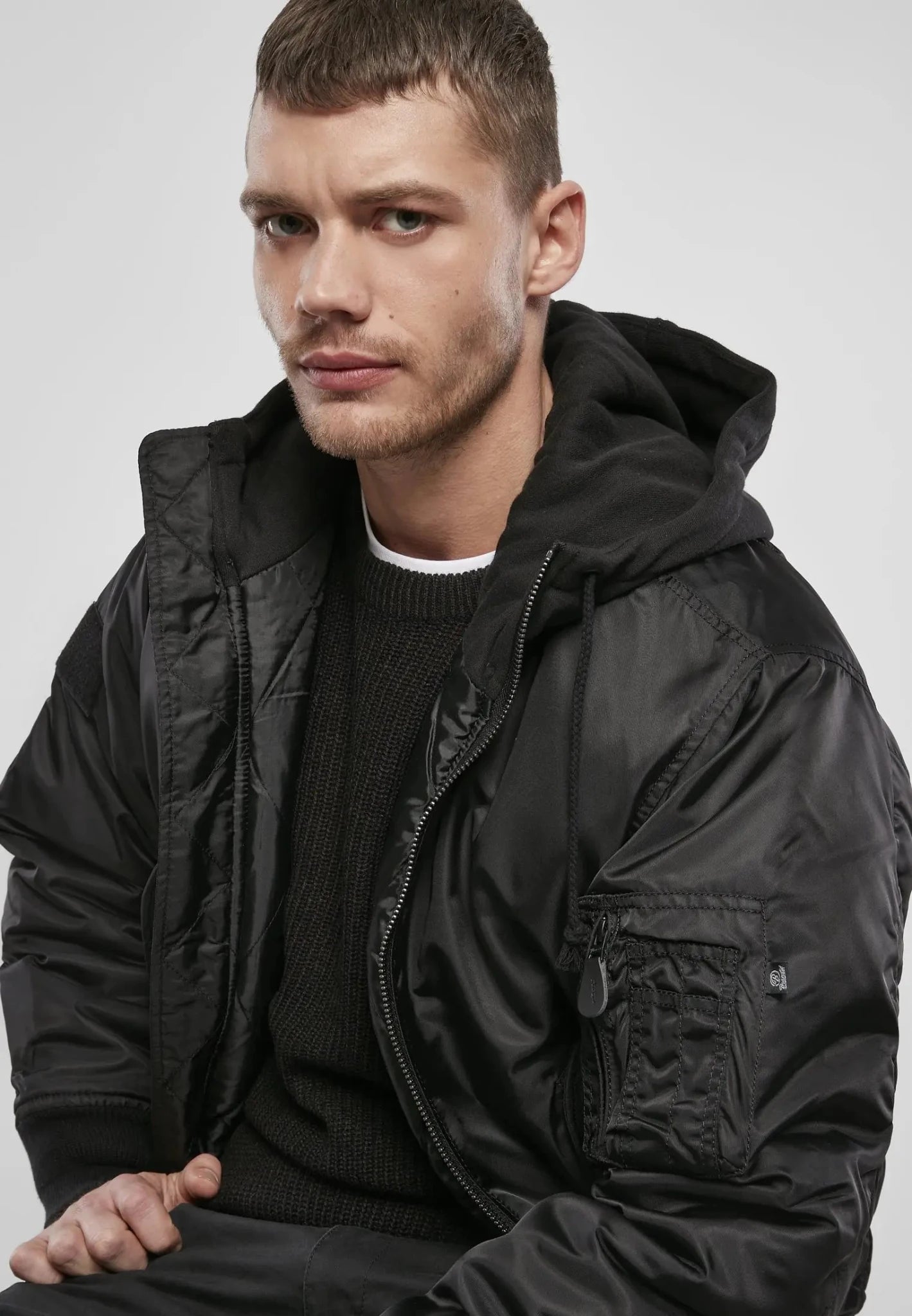 Hooded MA1 Bomber Jacket - Norvine - Shop Deutschland Noodosz