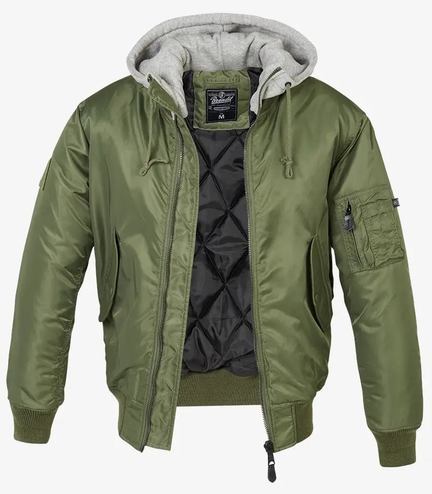 Hooded MA1 Bomber Jacket - Norvine - Shop Deutschland Noodosz
