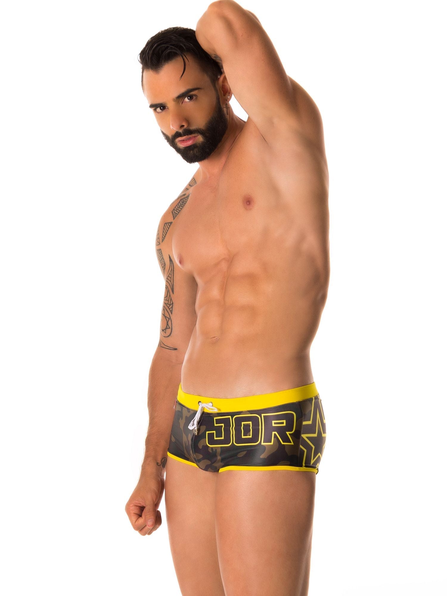 JOR 0204 TIGER Badehose, Badeslip bedruckt Animal - Print - Jor - Shop Deutschland Noodosz