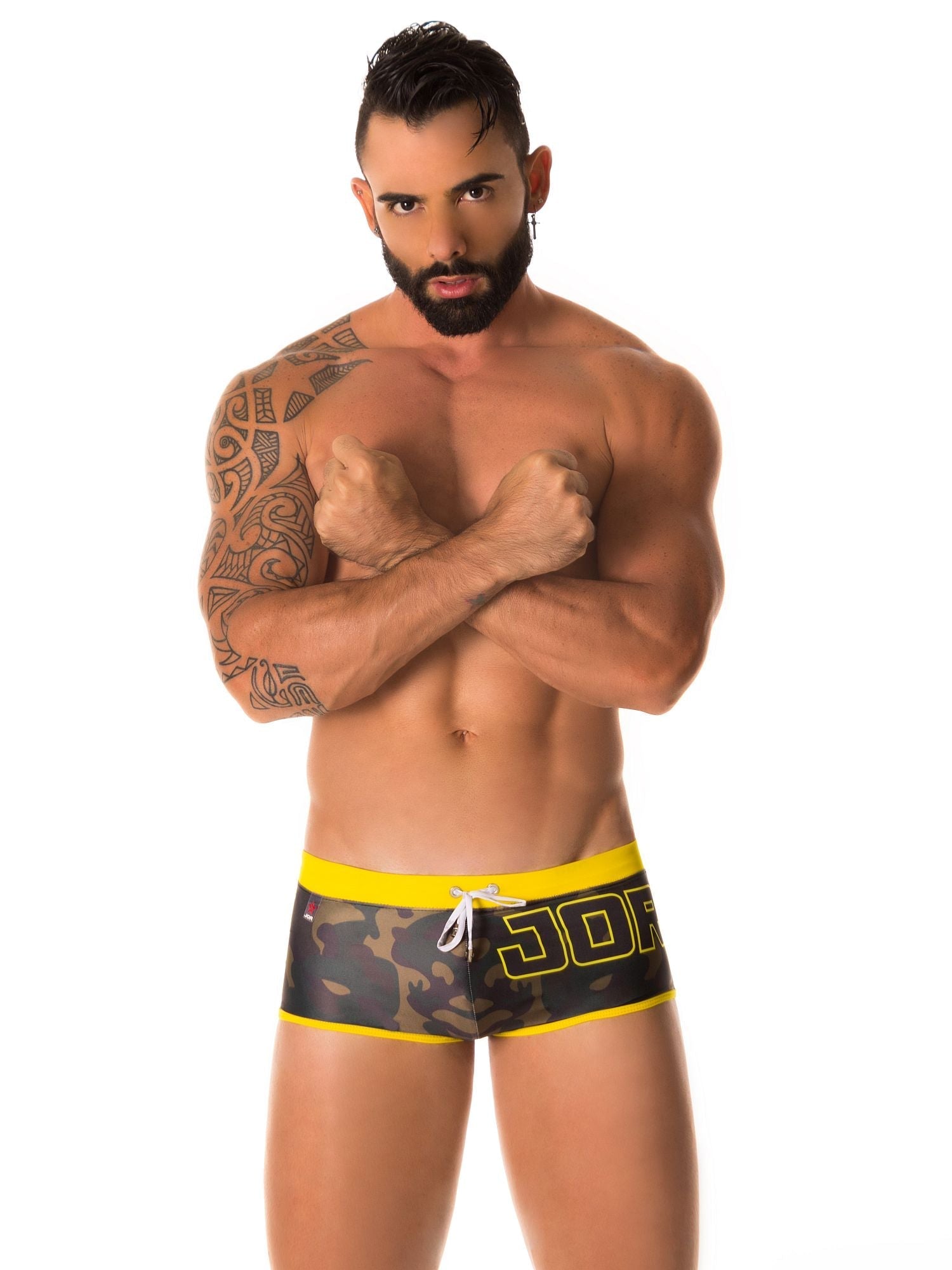 JOR 0204 TIGER Badehose, Badeslip bedruckt Animal - Print - Jor - Shop Deutschland Noodosz