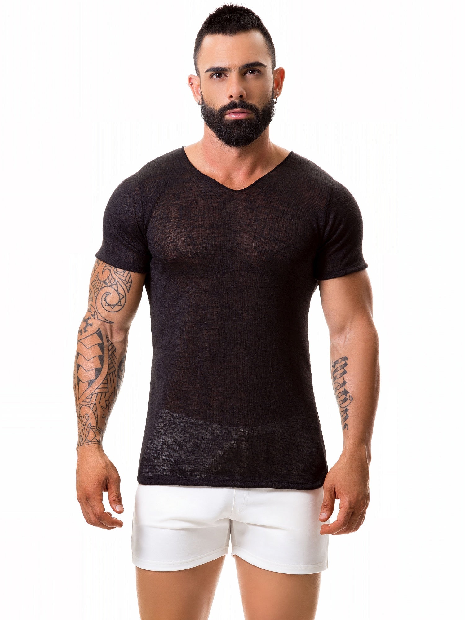 JOR 0370 MAUI T-Shirt Herren Shirt Clubshirt Transparent - noodosz