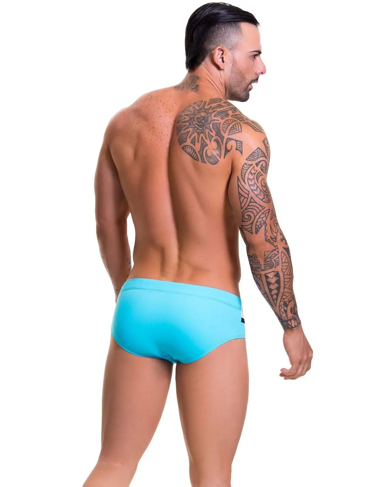 JOR 0425 - Herren Badehose Badeslip Schwimmhose Streifen Swimwear - noodosz JOR 0425 -  Herren Badehose Badeslip Schwimmhose Streifen Swimwear Jor Kleidung & Accessoires:Herrenmode:Bademode nudosz.myshopify.com