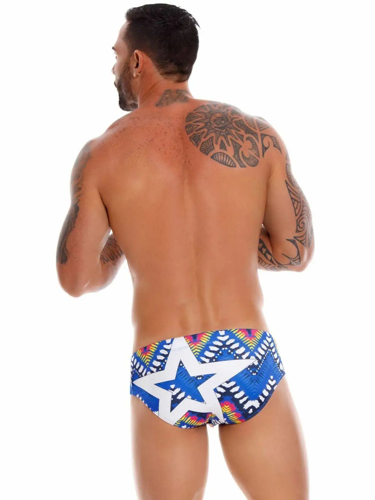 JOR 1036 Herren Badehose Badeslip mit Motiv Sterne Tribal - noodosz JOR 1036 Herren Badehose Badeslip mit Motiv Sterne Tribal Jor Kleidung & Accessoires:Herren:Herrenmode:Bademode nudosz.myshopify.com