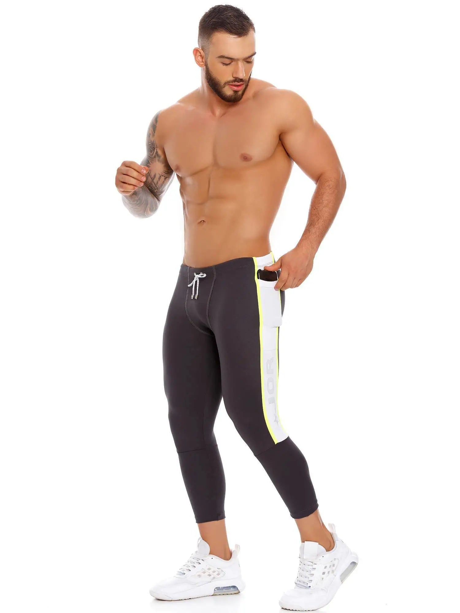 JOR 1294 LONG PANT BIKER Tights Leggings - noodosz JOR 1294 LONG PANT BIKER Tights Leggings Jor Kleidung & Accessoires:Herren:Herrenmode:Fitnessmode:Lange Sporthosen nudosz.myshopify.com