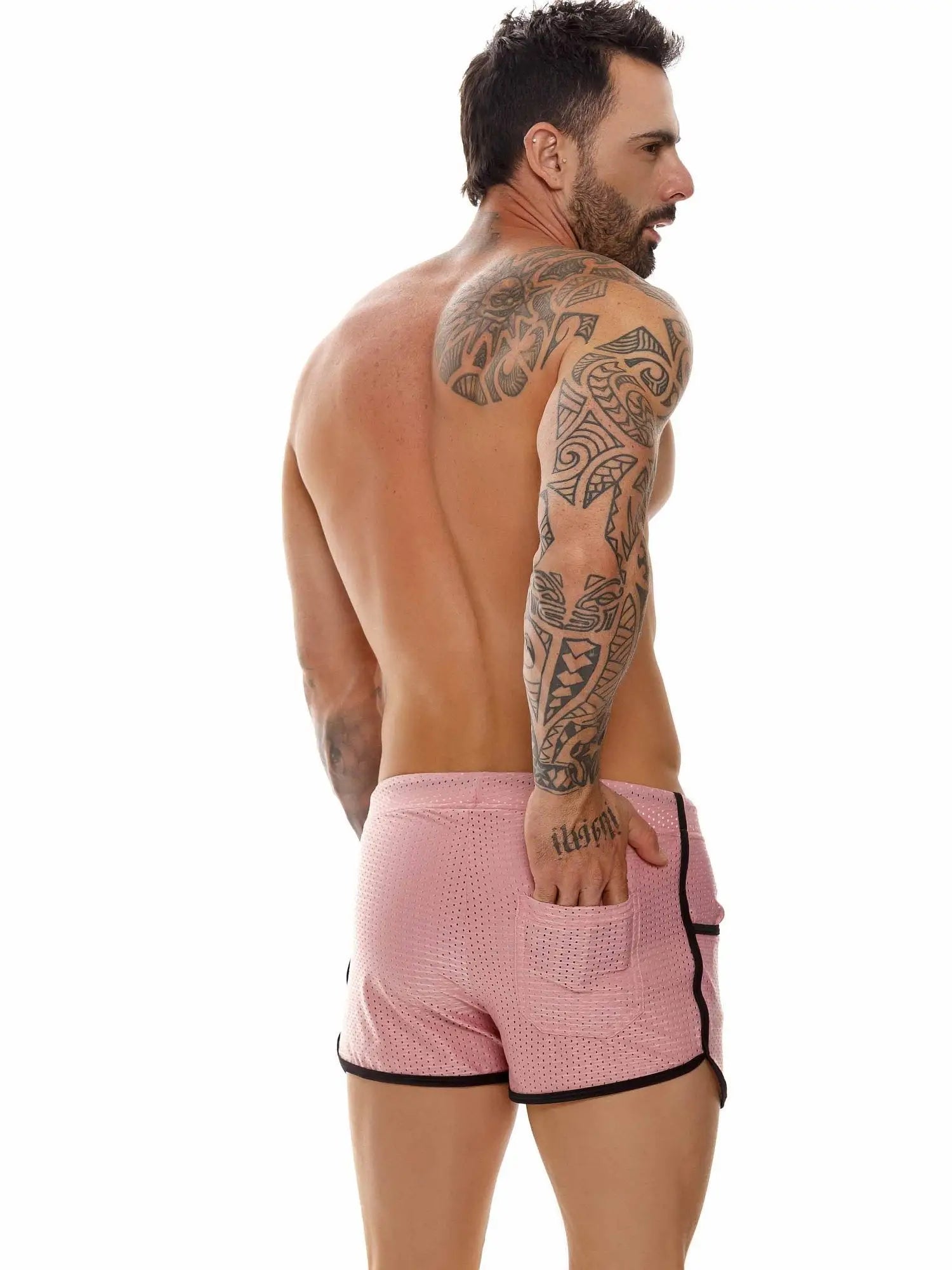 JOR 1691 ELECTRO kurze Mesh Gym Shorts - noodosz JOR 1691 ELECTRO kurze Mesh Gym Shorts Jor Kleidung & Accessoires:Herren:Herrenmode:Fitnessmode:Kurze Sporthosen nudosz.myshopify.com