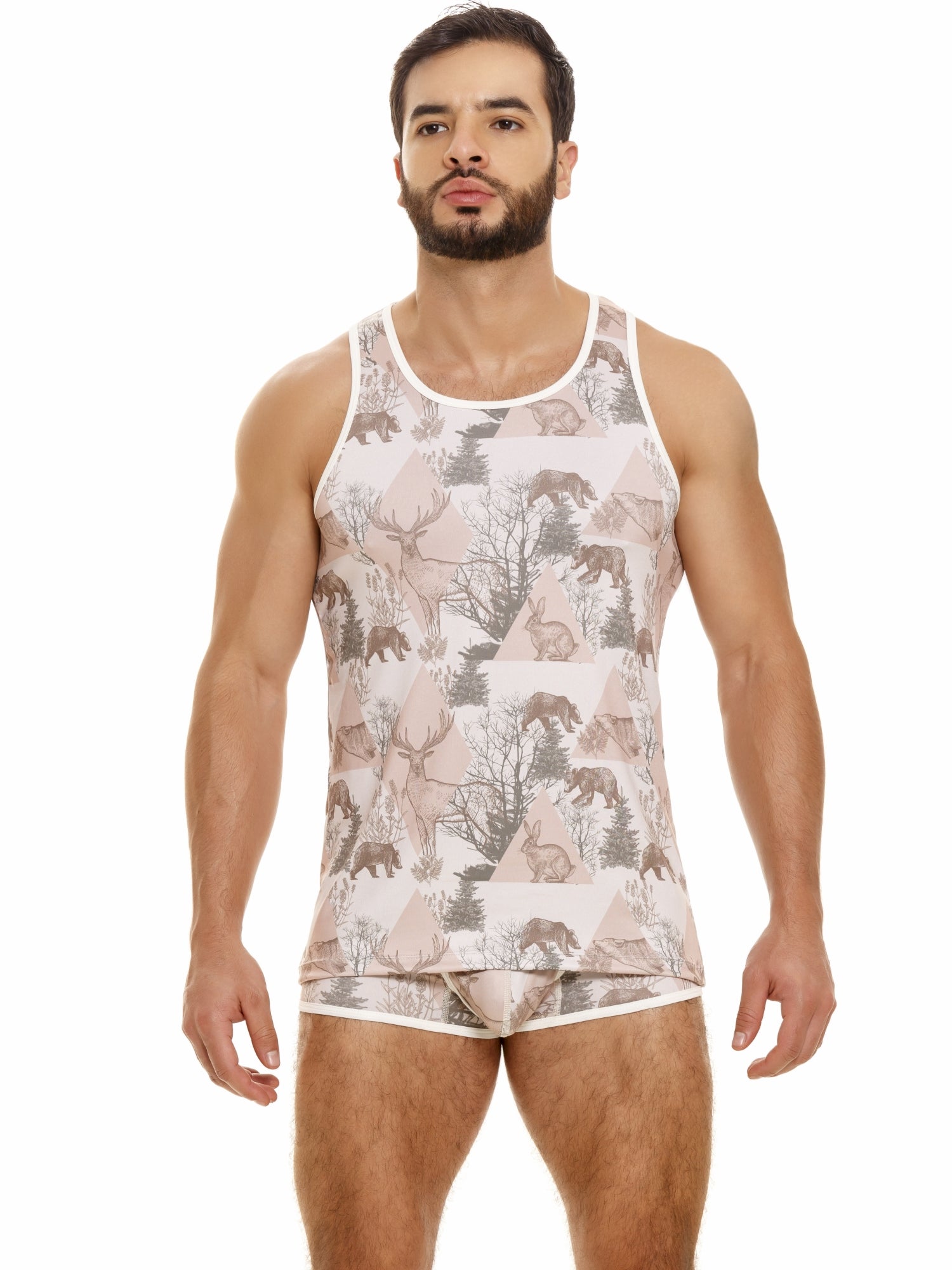 JOR 1761 WOODLAND bedrucktes Tank Top - noodosz JOR 1761 WOODLAND bedrucktes Tank Top Jor Kleidung & Accessoires:Herren:Herrenmode:Shirts & Hemden:T-Shirts nudosz.myshopify.com
