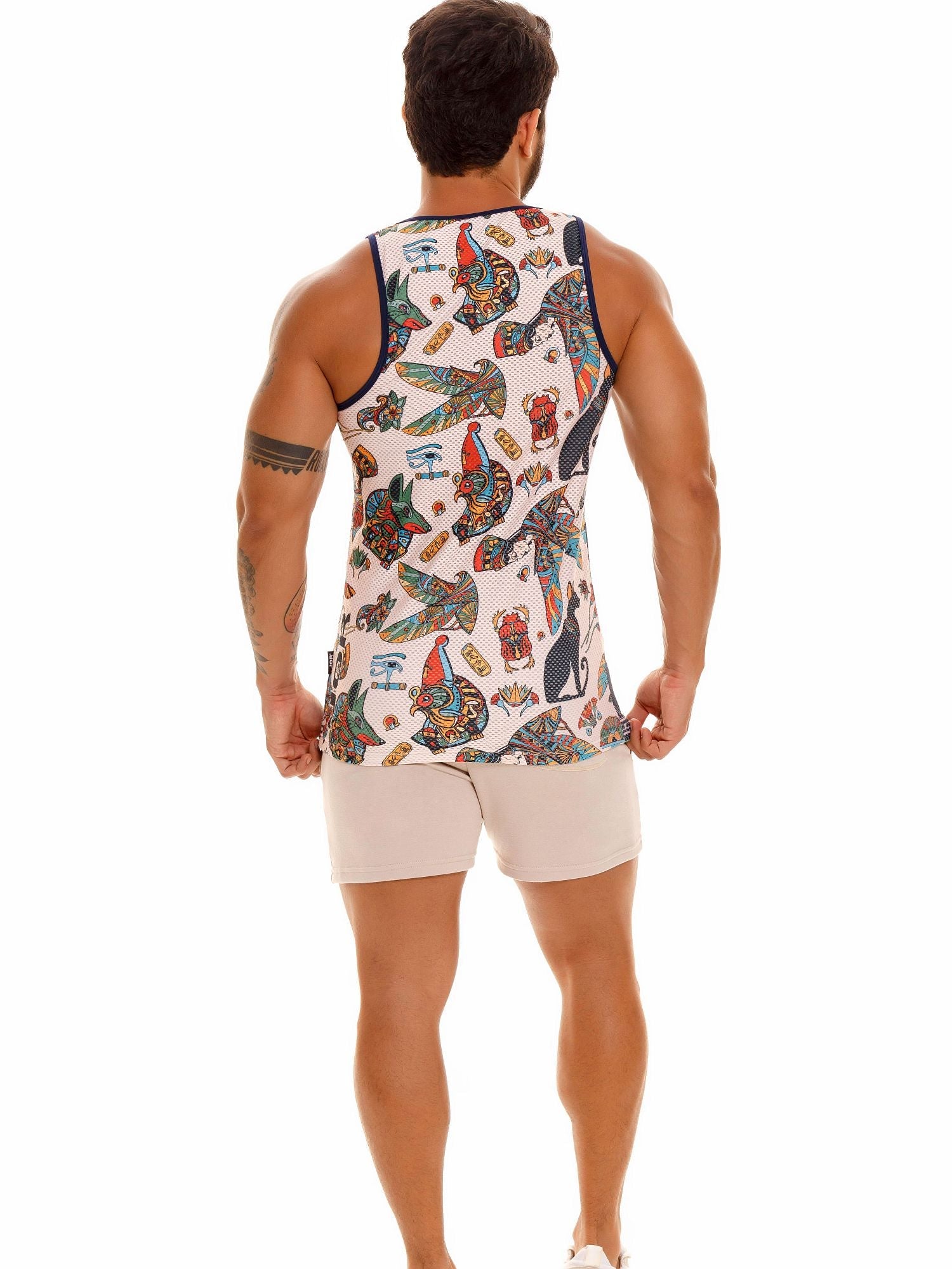 JOR 1879 CAIRO TANK - Top bedruckt - noodosz JOR 1879 CAIRO TANK - Top bedruckt Jor Kleidung & Accessoires:Herren:Herrenmode:Shirts & Hemden:T-Shirts nudosz.myshopify.com