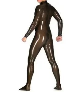 Latexanzug 100% Latex Gummi Wetlook Smokegrey 0.45mm - FlowNight - Shop Deutschland Noodosz