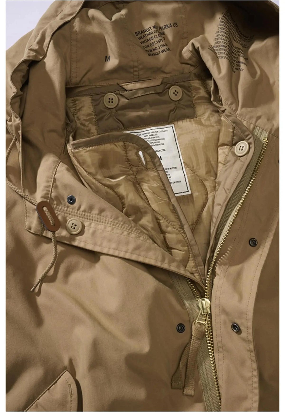 Herren Fishtail Parka im Army-Look mit Thermofutter - Norvine - Shop Deutschland Noodosz