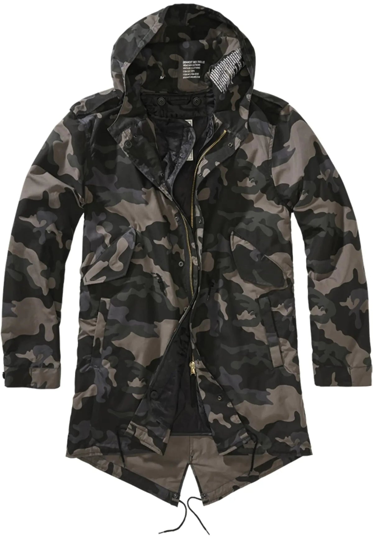 Herren Fishtail Parka im Army-Look mit Thermofutter - Norvine - Shop Deutschland Noodosz