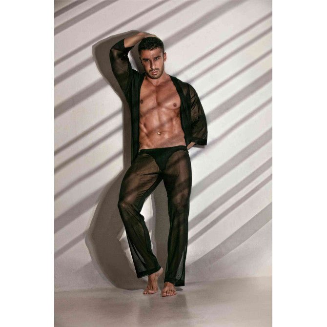 Kimono - Hose aus transparentem Mesh für Männer - TOF Paris - Shop Deutschland Noodosz